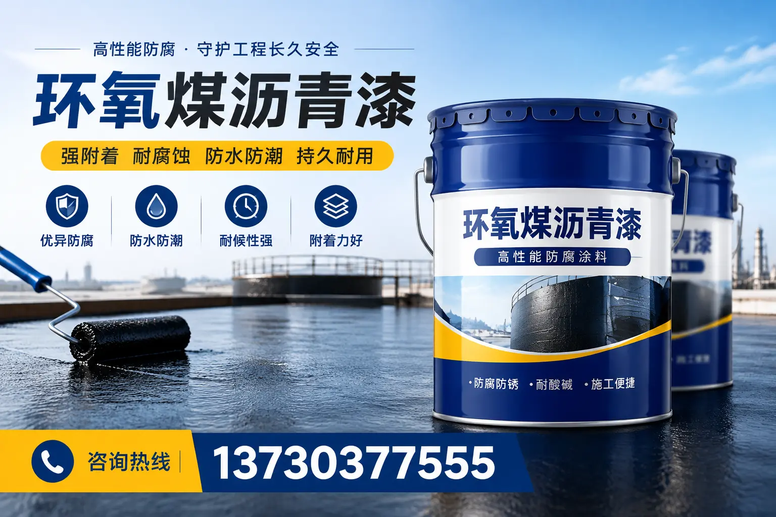 如何判断环氧煤沥青漆的质量？明山消费者指南